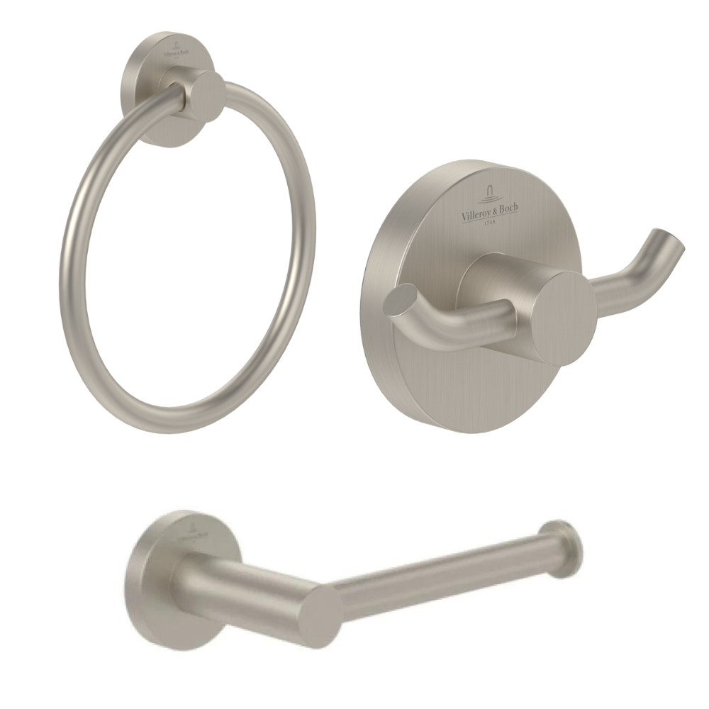 Porte Papier Toilette Sans Couvercle Villeroy & Boch Elements-Striking Set D 'accessoires De Salle Crochet Serviettes Porte Papier Toilette Porte Papier Toilette Sans Couvercle Villeroy & Boch Elements-Striking Set D 'accessoires De Salle Crochet Serviettes Porte Papier Toilette