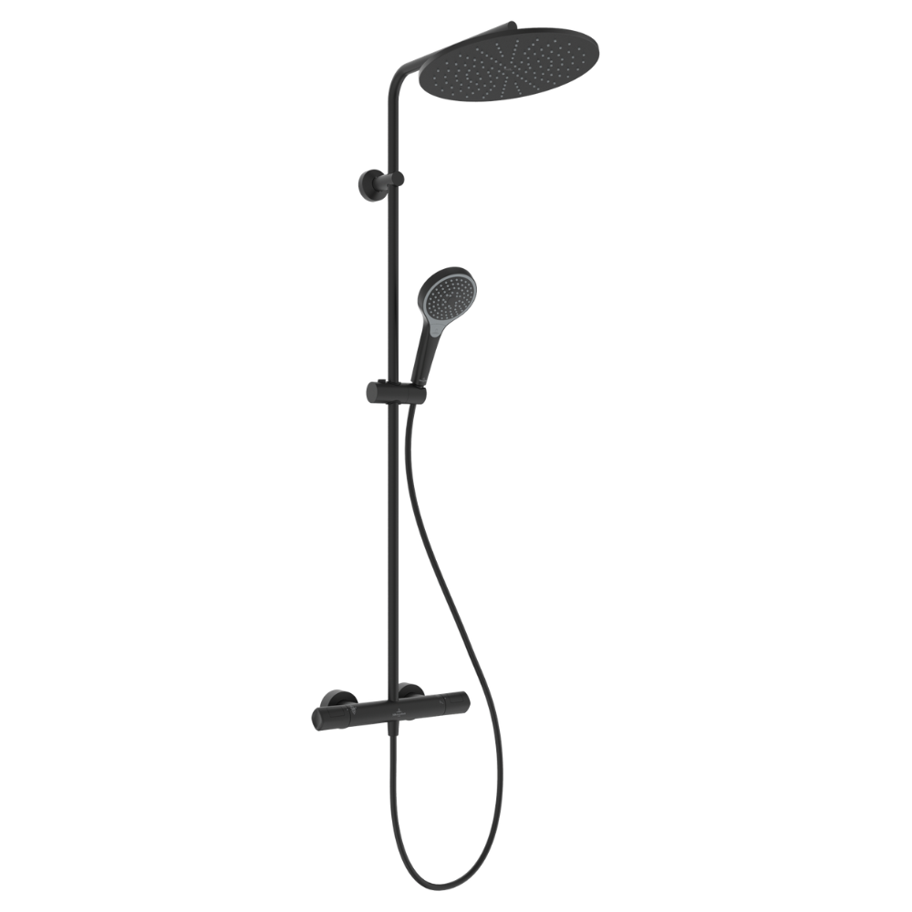 Villeroy & Boch Universal Shower System In Matt Black