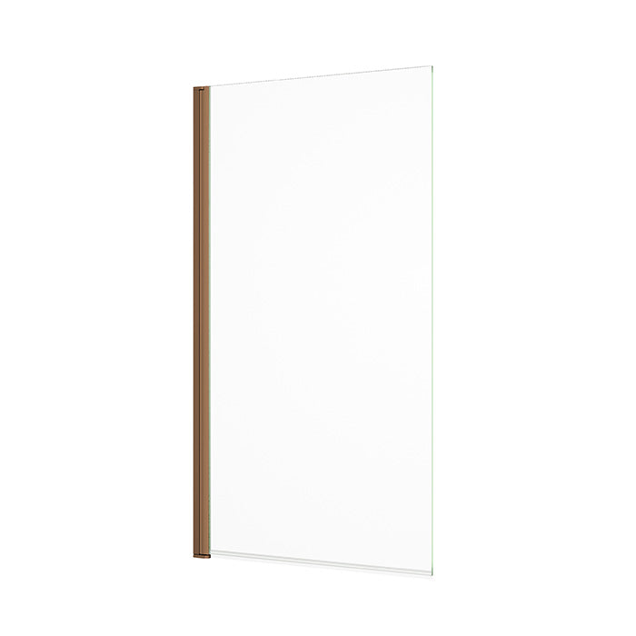 Abacus Brushed Bronze Bath Screen 1500mm x 800mm
