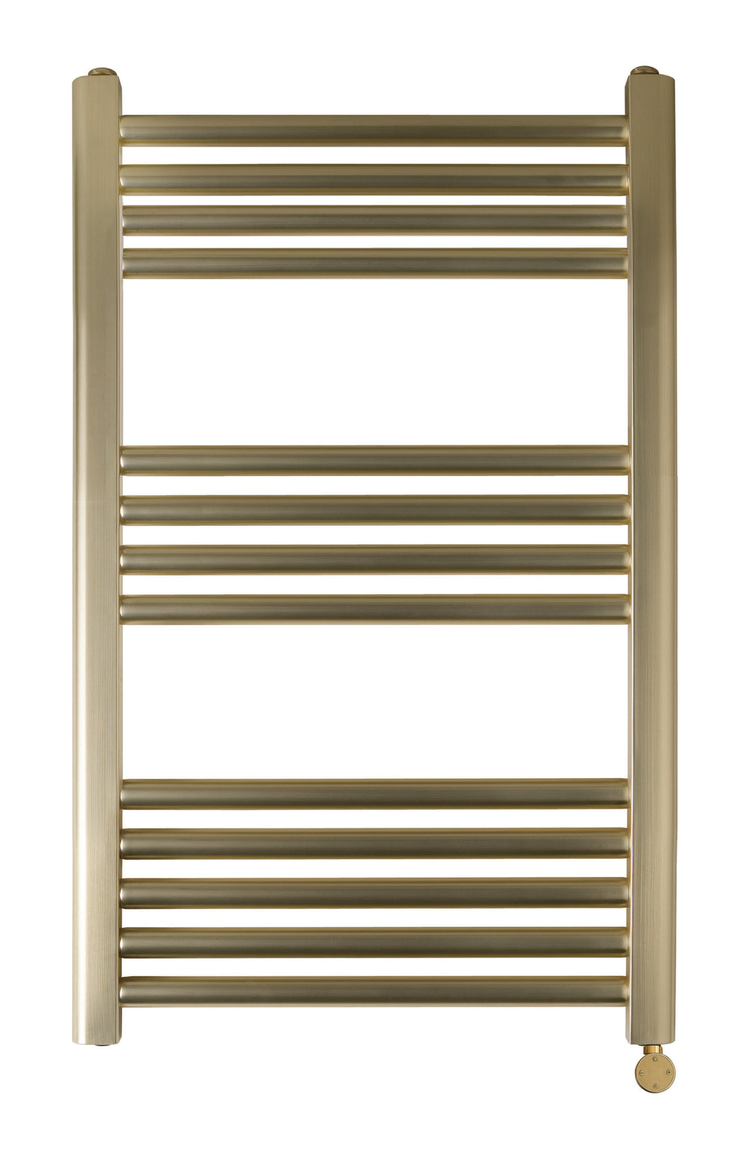 JTP Vos Brushed Brass 800mm x 500mm Electric Towel Radiator