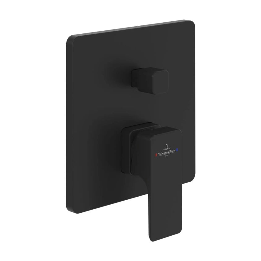 Villeroy & Boch Subway 3.0 Concealed Single-Lever Shower Mixer with 2 Outlets Matt Black