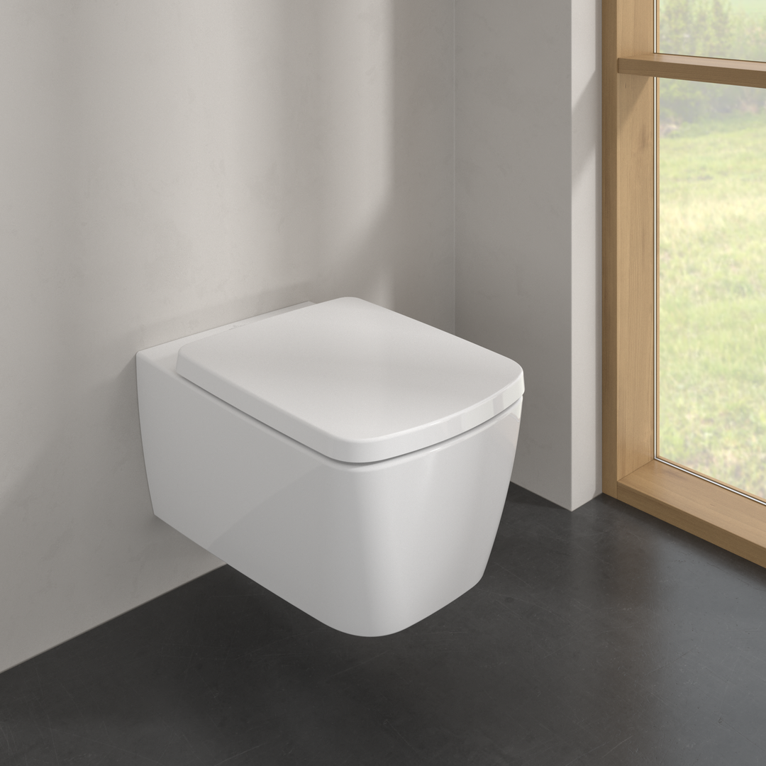 Villeroy & Boch Subway 3.0 Square Rimless Wall Hung Toilet With TwistFlush