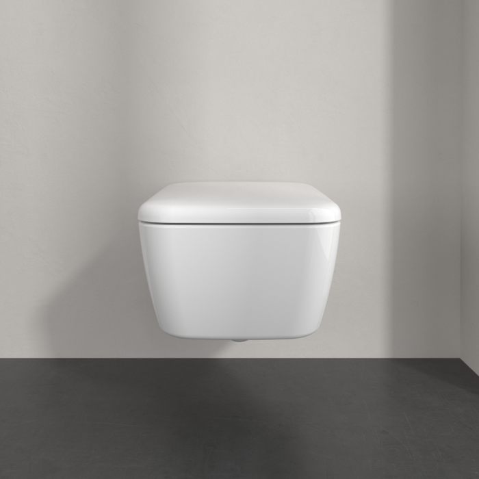 Villeroy & Boch Skyla Wall Hung TwistFlush Square Toilet & Soft Close Seat