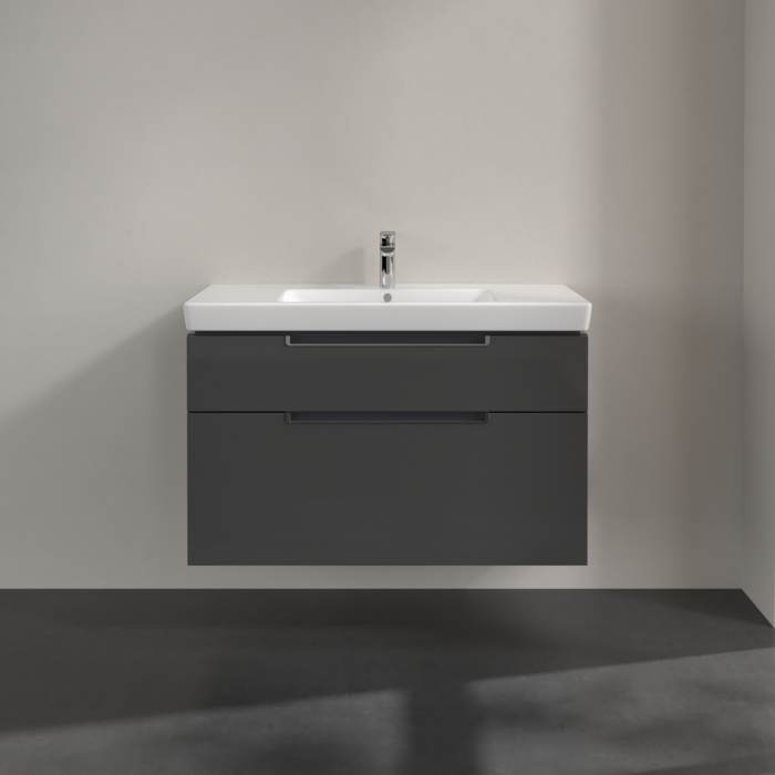 Villeroy & Boch Subway 2.0 1000mm Wall Hung 2 Drawer Vanity Unit & Basin