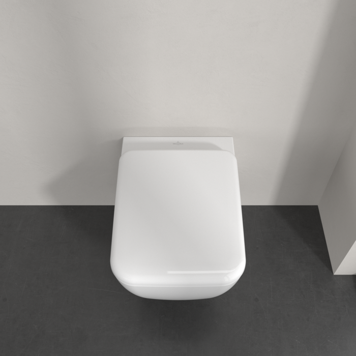 Villeroy & Boch Skyla Wall Hung TwistFlush Square Toilet & Soft Close Seat