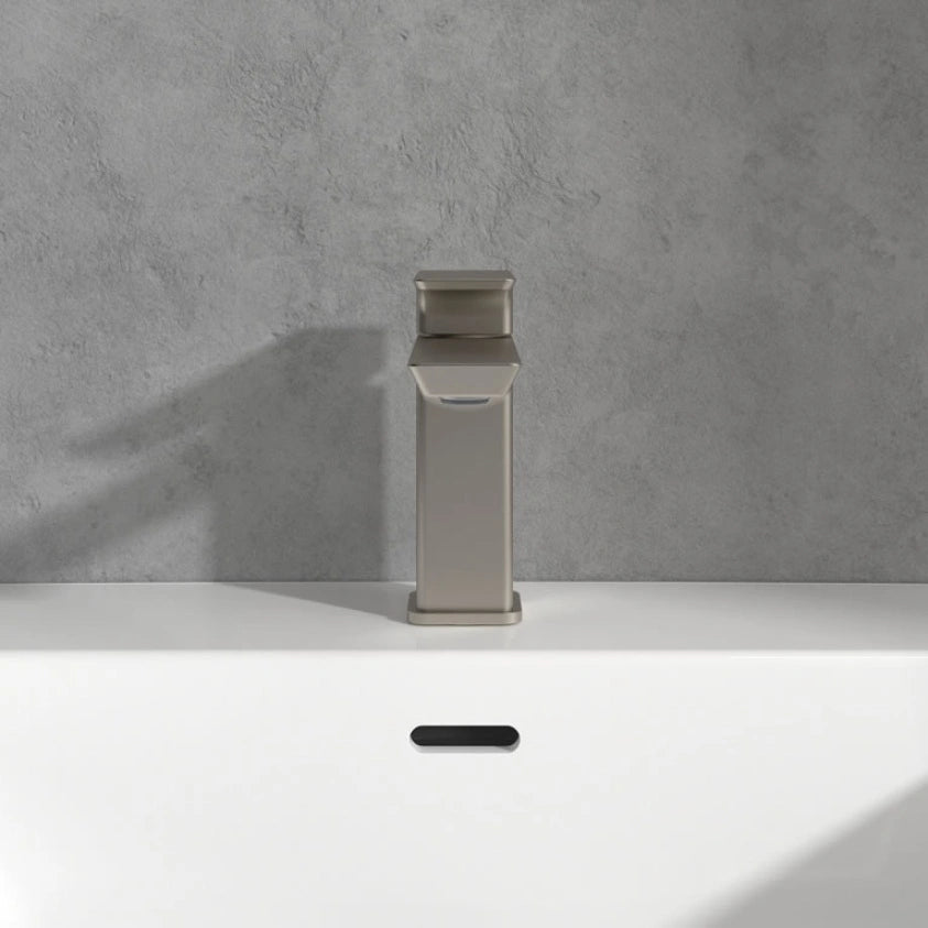 Villeroy & Boch Subway 3.0 Single Lever Basin Mixer In Brushed Nickel