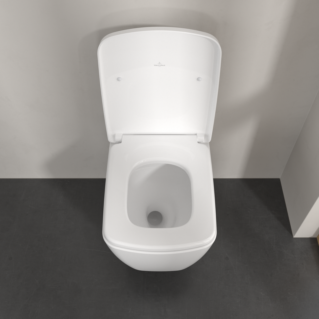 Villeroy & Boch Subway 3.0 Square Rimless Wall Hung Toilet With TwistFlush