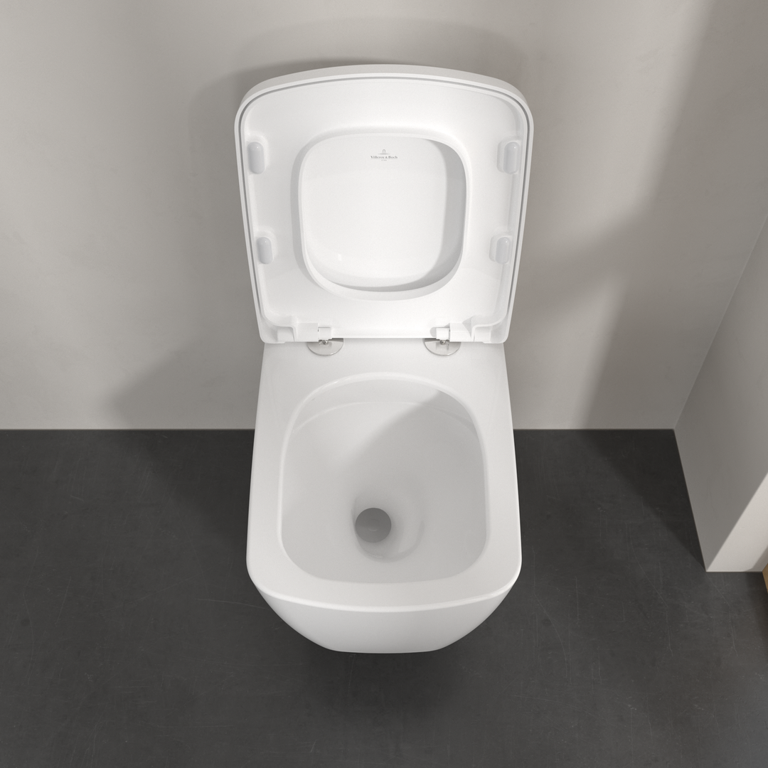 Villeroy & Boch Subway 3.0 Square Rimless Wall Hung Toilet With TwistFlush