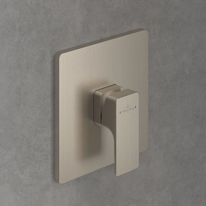 Villeroy & Boch Subway 3.0 Concealed Single-Lever Shower Mixer In Brushed Nickel