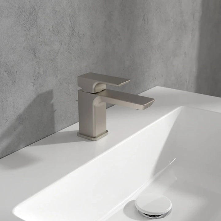 Villeroy & Boch Subway 3.0 Cloakroom Single Lever Basin Mixer In Brushed Nickel