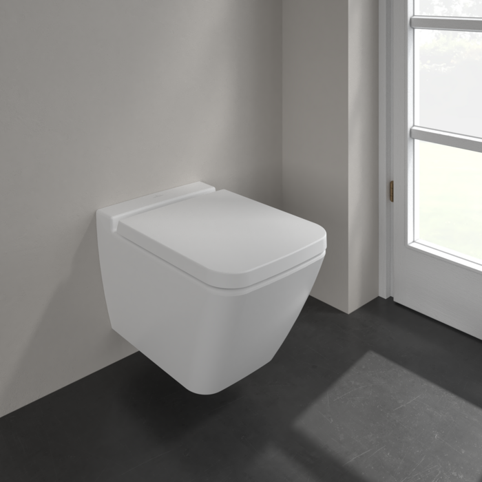 Villeroy & Boch Finion Wall Hung Rimless Toilet & Soft Close Seat