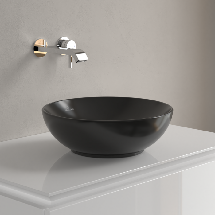 Villeroy & Boch Loop & Friends Round Countertop Basin Pure Black