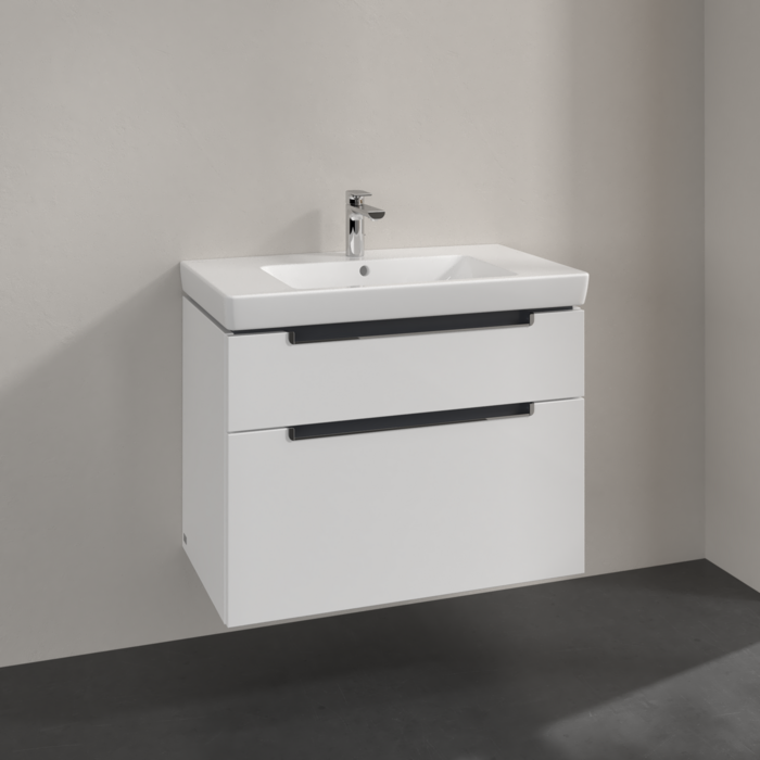 Villeroy & Boch Subway 2.0 800mm Wall Hung 2 Drawer Vanity Unit & Basin