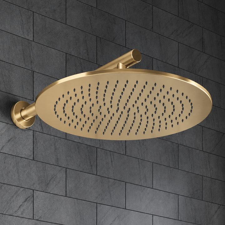 Villeroy & Boch Premium Round Complete Shower Set Brushed Gold