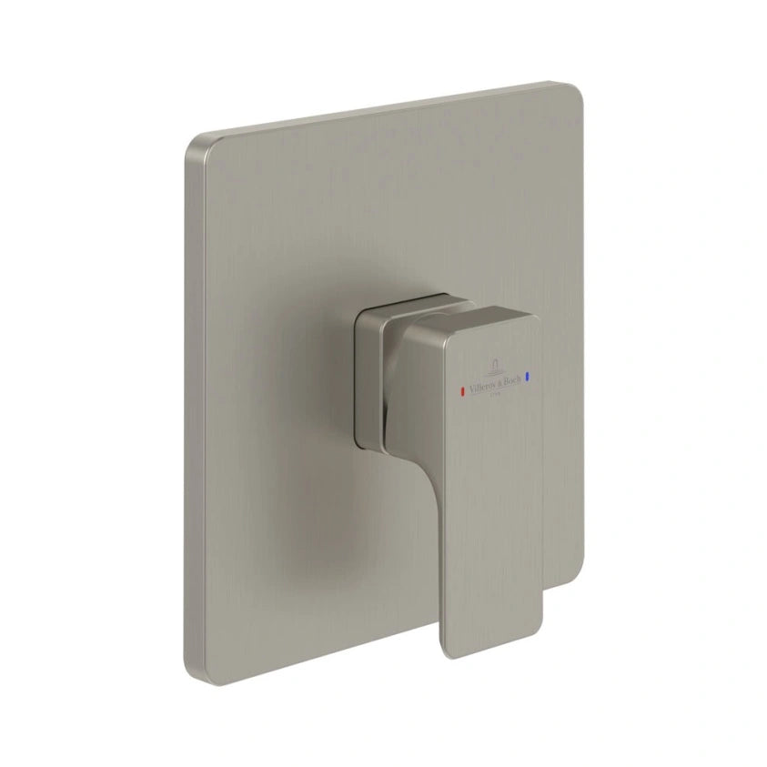 Villeroy & Boch Subway 3.0 Concealed Single-Lever Shower Mixer In Brushed Nickel