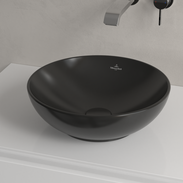 Villeroy & Boch Loop & Friends Round Countertop Basin Pure Black