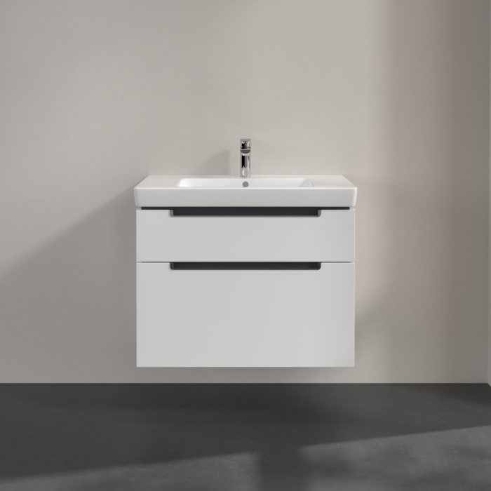 Villeroy & Boch Subway 2.0 800mm Wall Hung 2 Drawer Vanity Unit & Basin