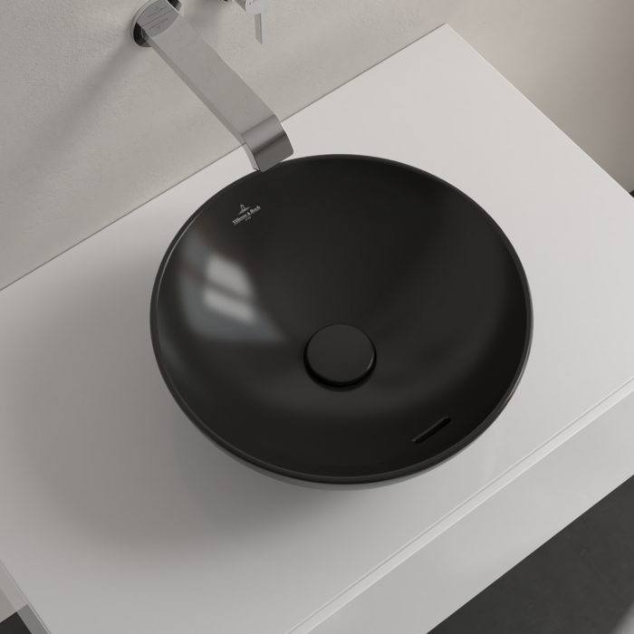 Villeroy & Boch Loop & Friends Round Countertop Basin Pure Black