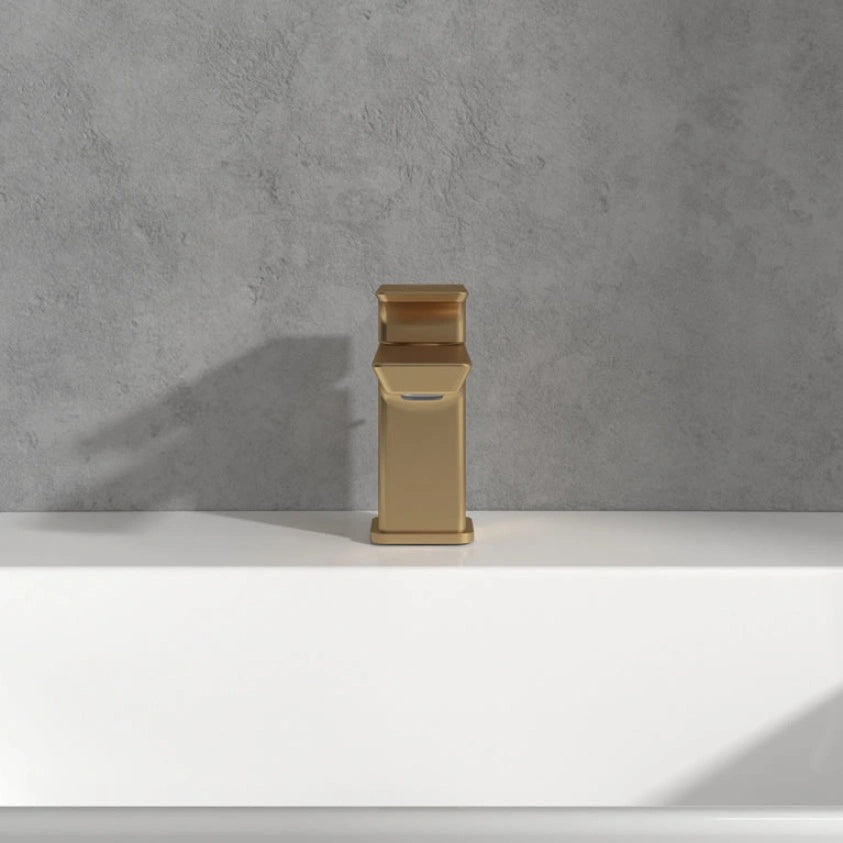 Villeroy & Boch Subway 3.0 Cloakroom Single Lever Basin Mixer In Brushed Gold