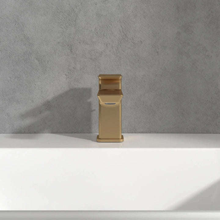 Villeroy & Boch Subway 3.0 Cloakroom Single Lever Basin Mixer In Brushed Gold