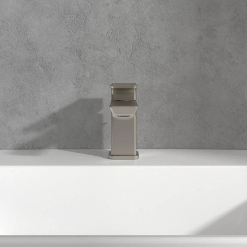 Villeroy & Boch Subway 3.0 Cloakroom Single Lever Basin Mixer In Brushed Nickel