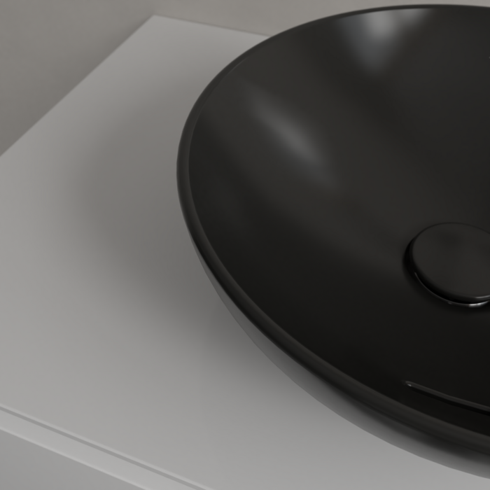 Villeroy & Boch Loop & Friends Round Countertop Basin Pure Black