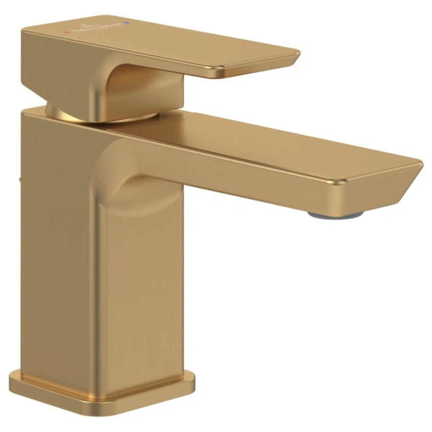 Villeroy & Boch Subway 3.0 Cloakroom Single Lever Basin Mixer In Brushed Gold