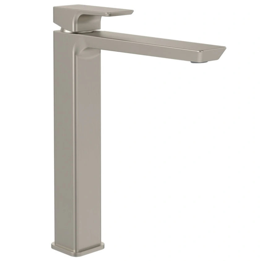 Villeroy & Boch Subway 3.0 Tall Single Lever Basin Mixer In Brushed Nickel