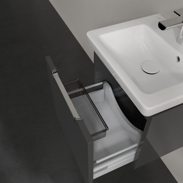 Villeroy & Boch Subway 2.0 450mm Wall Hung 1 Drawer Vanity Unit & Basin