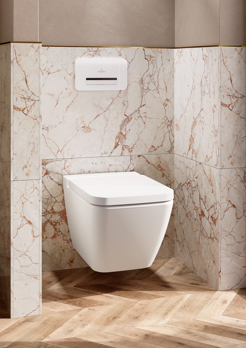 Villeroy & Boch Finion Wall Hung Rimless Toilet & Soft Close Seat