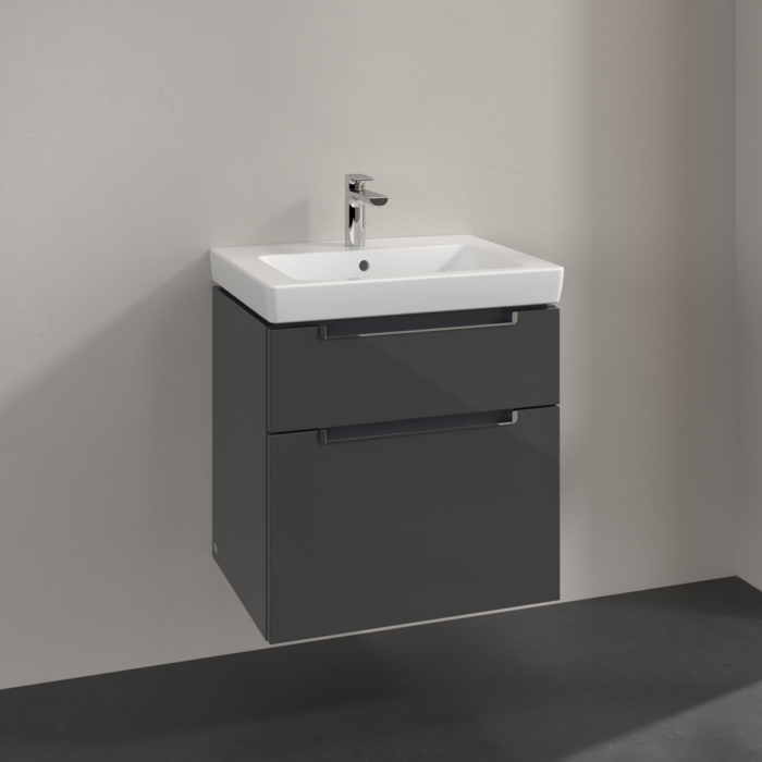 Villeroy & Boch Subway 2.0 600mm Wall Hung 2 Drawer Vanity Unit & Basin