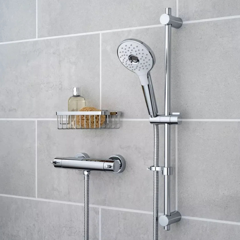 Vado Celsius Exposed Thermostatic Shower Set In Chrome