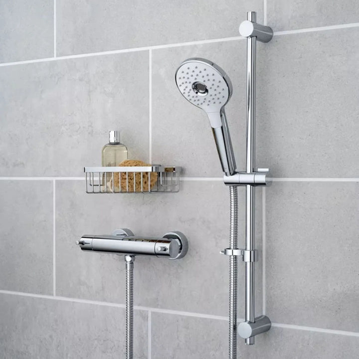 Vado Celsius Exposed Thermostatic Shower Set In Chrome