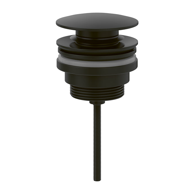 Villeroy & Boch Universal Push Button Basin Waste Matt Black