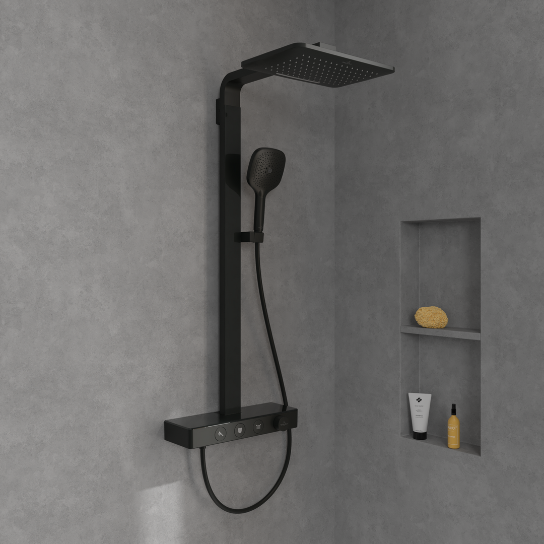 Villeroy & Boch Infinity Shower System With 3 Functions Matt Black