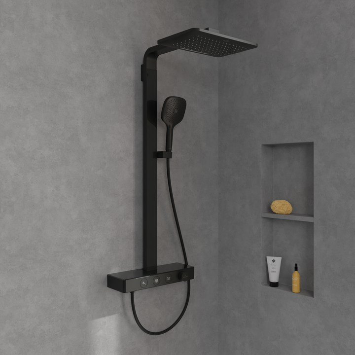 Villeroy & Boch Infinity Shower System With 3 Functions Matt Black