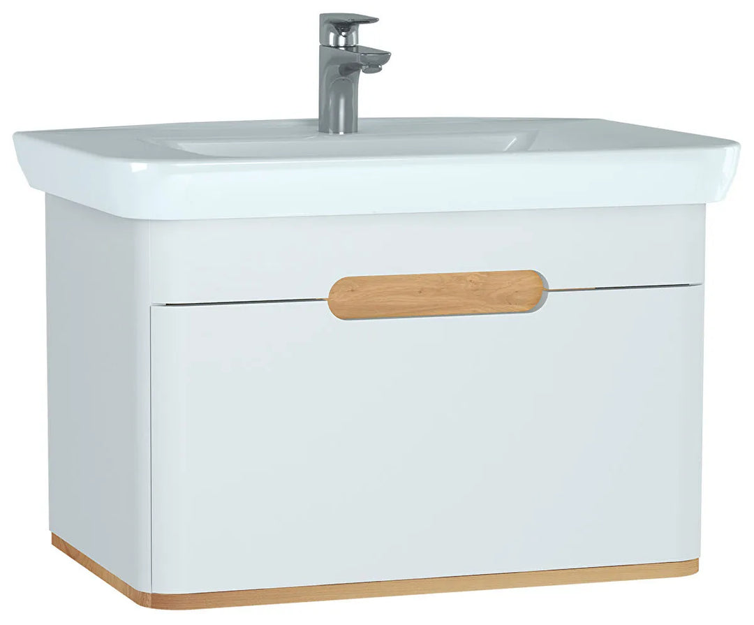 VitrA Sento 800mm Vanity Unit with 1 Drawer & Washbasin
