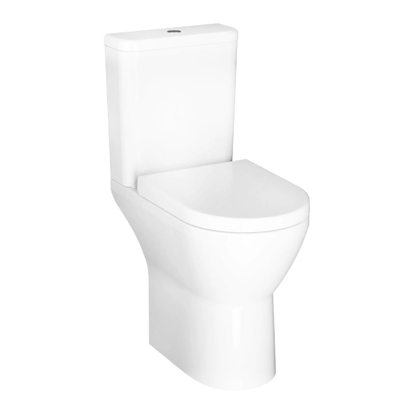 VitrA Integra Comfort Height Open Back Close Coupled Toilet & Soft Close Seat