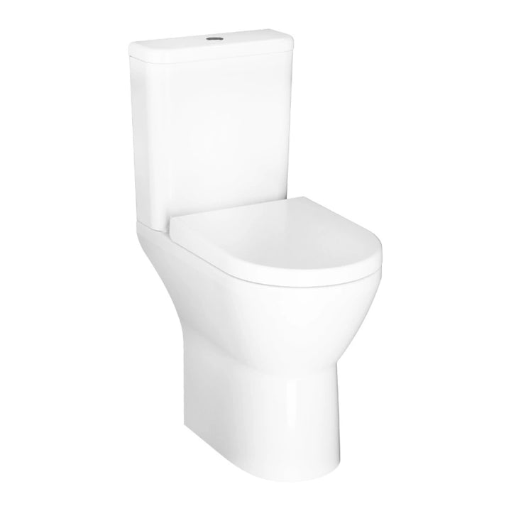VitrA Integra Comfort Height Open Back Close Coupled Toilet & Soft Close Seat
