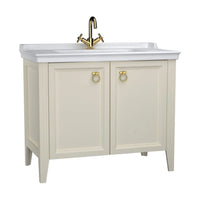VitrA Valarte 1000mm Matt Ivory Double Door Unit & Basin