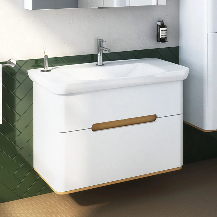 VitrA Sento 1000mm Vanity Unit with 2 Drawers & Washbasin