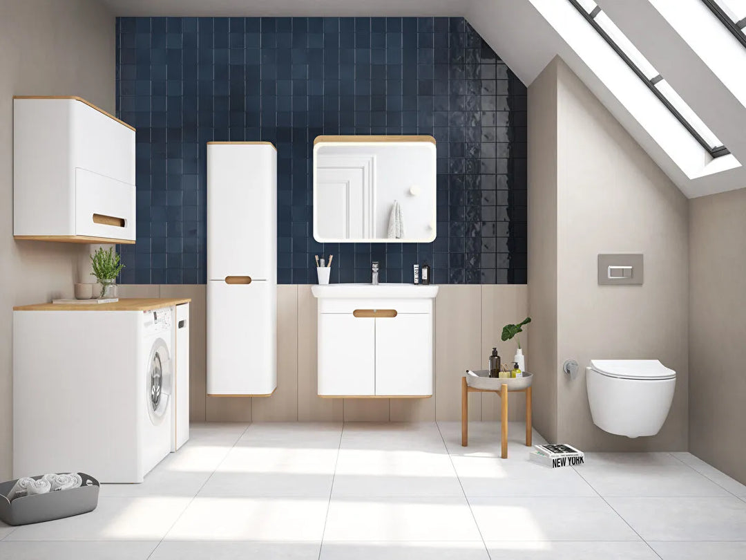 VitrA Sento 800mm Vanity Unit with Doors & Washbasin