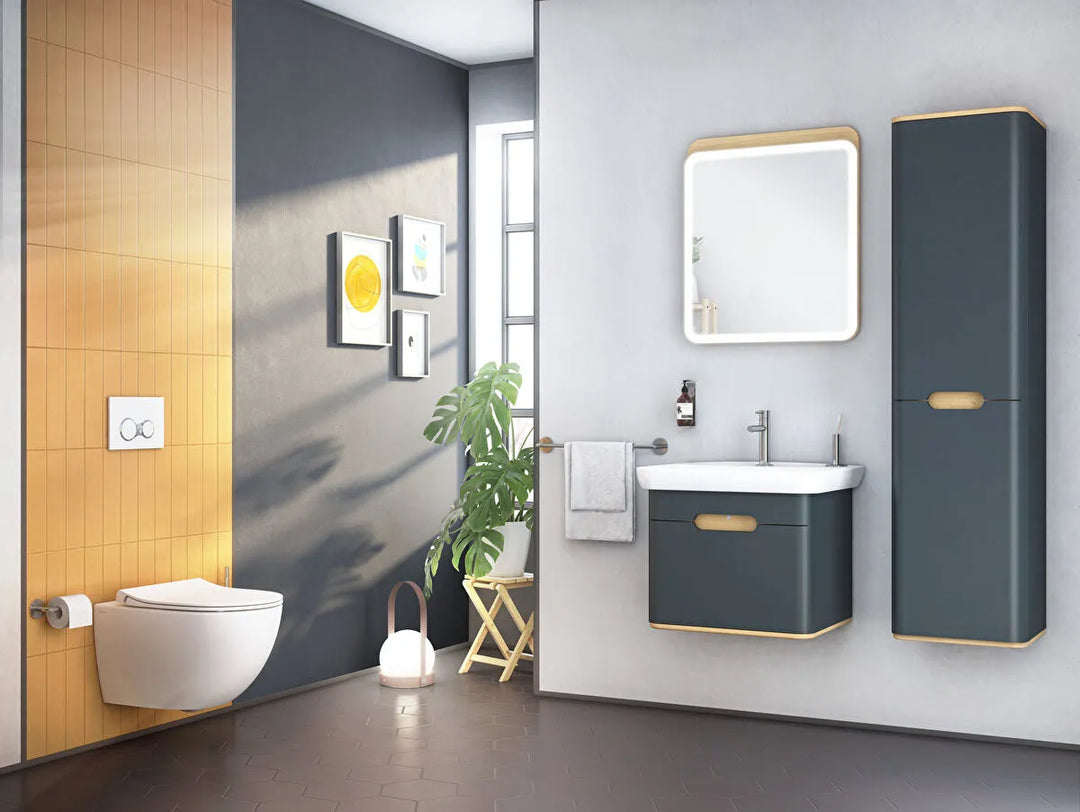 VitrA Sento 650mm Vanity Unit with 1 Drawer & Washbasin