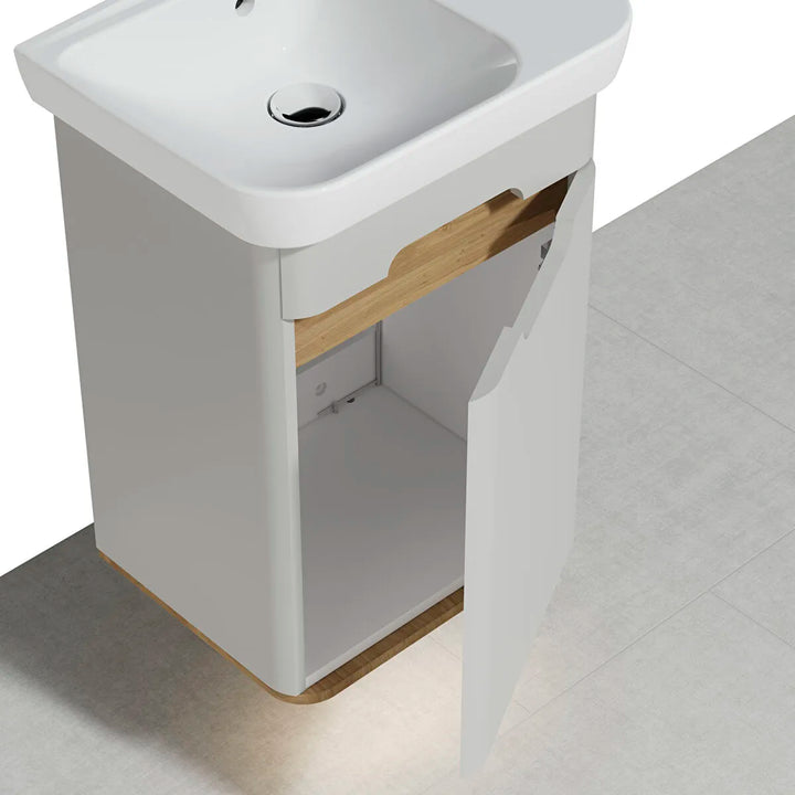 VitrA Sento 500mm Vanity Unit & Washbasin