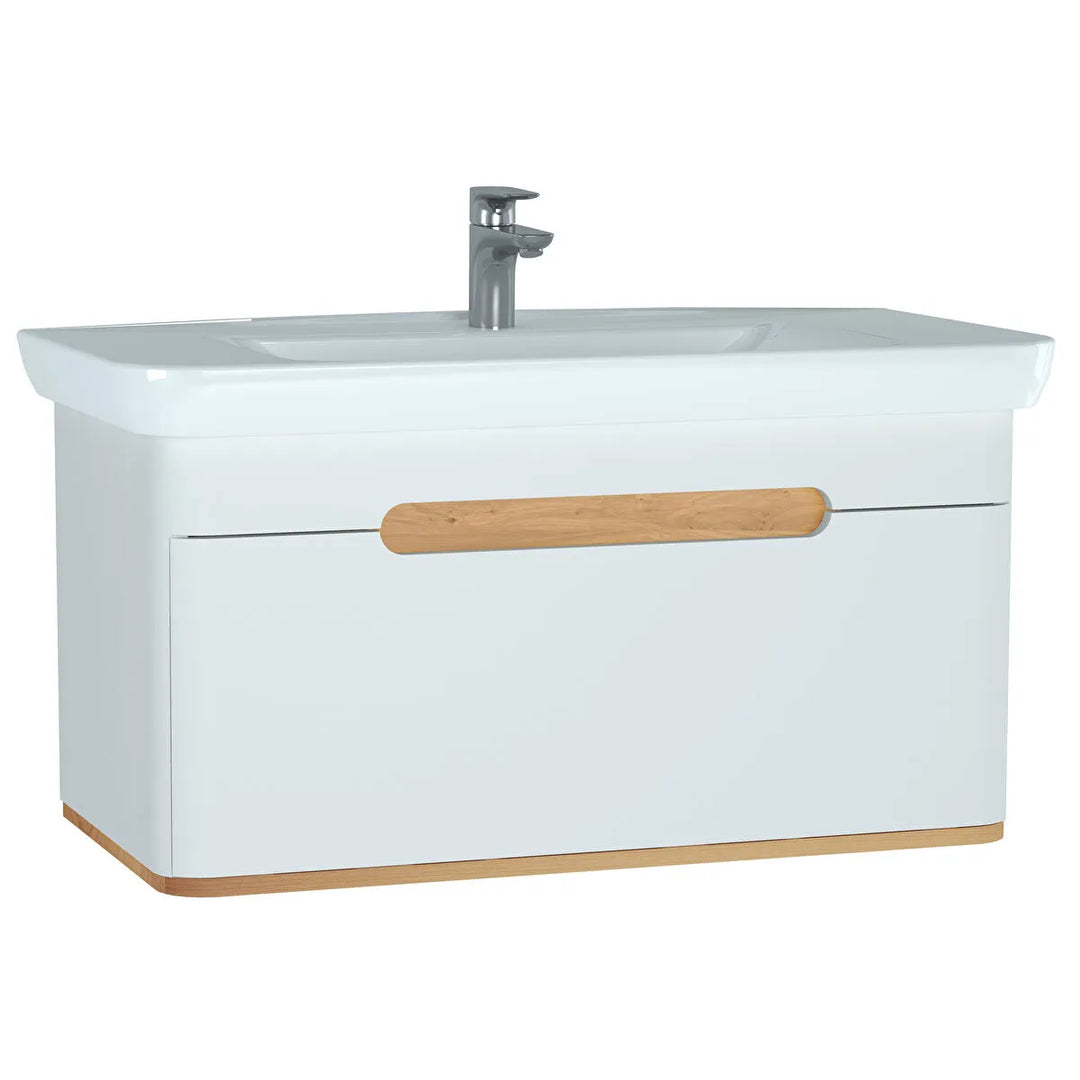 VitrA Sento 1000mm Vanity Unit with 1 Drawer & Washbasin