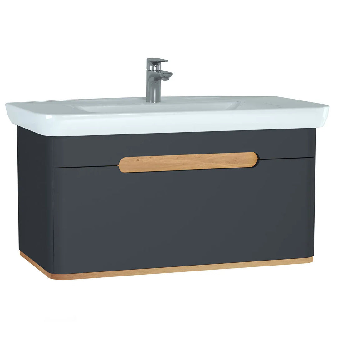 VitrA Sento 1000mm Vanity Unit with 1 Drawer & Washbasin