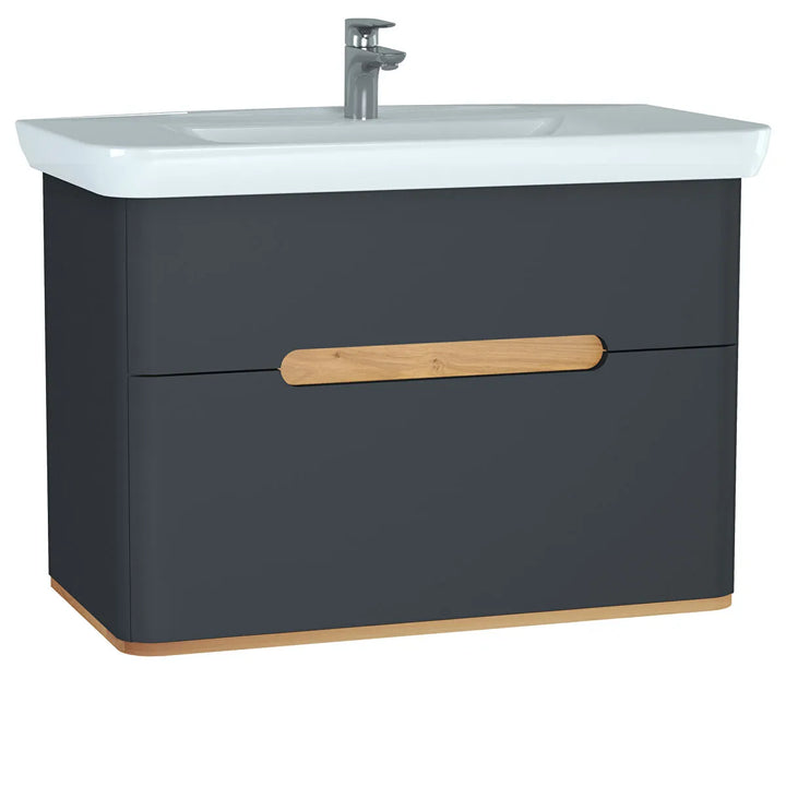 VitrA Sento 1000mm Vanity Unit with 2 Drawers & Washbasin