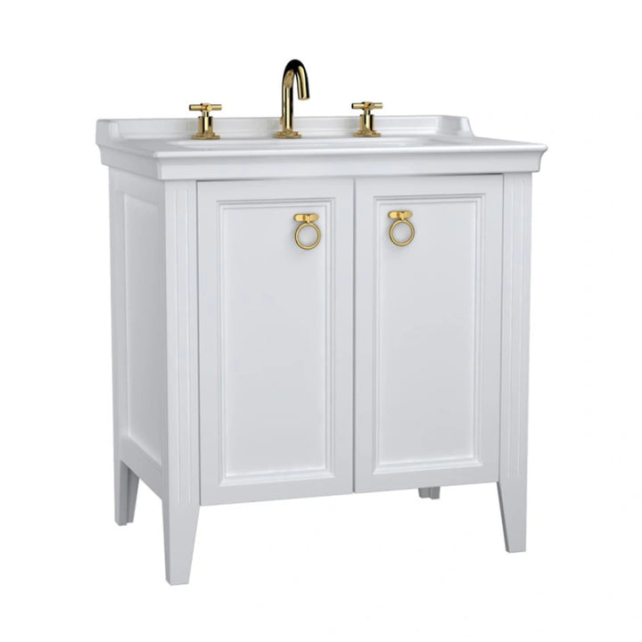 VitrA Valarte 800mm Matt White Double Door Unit & Basin