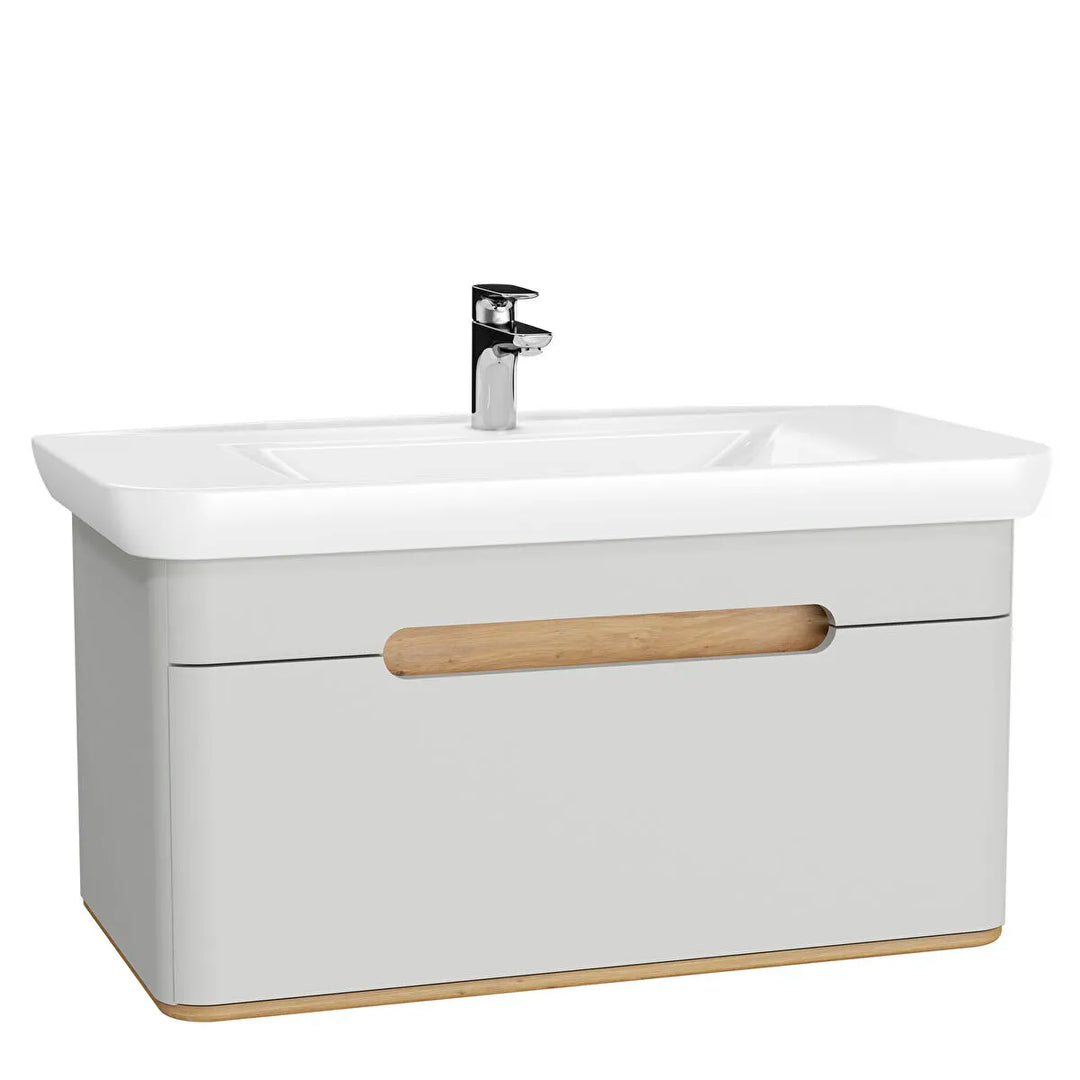 VitrA Sento 1000mm Vanity Unit with 1 Drawer & Washbasin