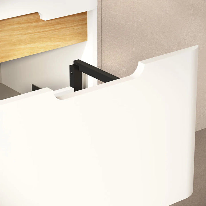 VitrA Sento 650mm Vanity Unit with 1 Drawer & Washbasin